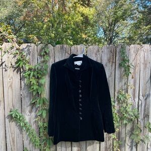 Dior Black Velvet Women's Blazer